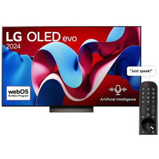 65" LG OLED evo C4 4K Smart TV AI Magic remote Dolby Vision webOS24 2024  OLED65C46LA.AFAB