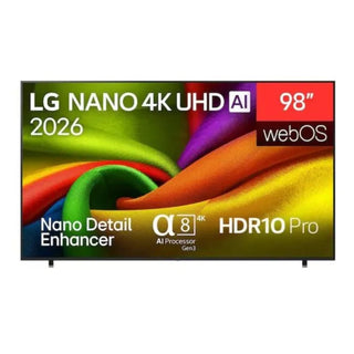 LG 248cm (98") NANO 4K UHD AI NU85 Smart TV - 98NU850B6LB