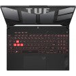 ASUS FA507NU-58512G0W TUF Gaming A15 AMD Ryzen 5 7535HS 4.55GHz 6-Core 15.6" Full HD (1920x1080) IPS 144Hz 8GB (1x8GB) DDR5-4800MHz NVIDIA GeForce RTX 4050 6GB GDDR6 512GB M.2 NVMe SSD Windows 11 Home Jaegar Gray Laptop