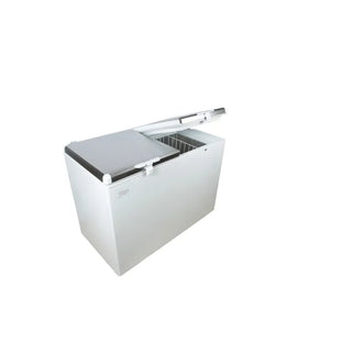 Univa 120L+120L Gas/Electric Fridge+Freezer, White  UCF270FFGE