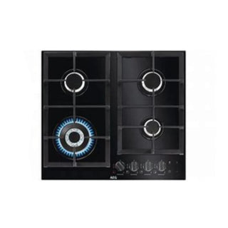 AEG 60cm 4 burner gas on glass hob