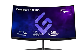 VIEWSONIC VX3218C-2K 32" QHD Curved Gaming Monitor / 180Hz Refresh Rate / 1ms MPRT Response Time 1500R Curvature  AMD FreeSync™ Premium  QHD 1440p Resolution VX3218C-2K