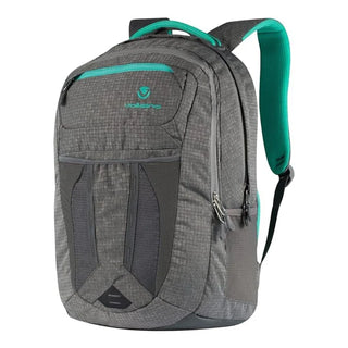 Volkano Crush Series 15.6-inch Notebook Backpack Grey Aqua VK-7087-GRAQ