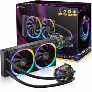 Antec Vortex 240 ARGB 240mm All-In-One Black Liquid CPU Cooler