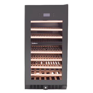 SnoMaster 72kg Black 78 Bottle Pro Series Dual Zone Wine Cooler - VT-94PRO / SMWC-78PRO(H)