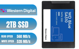 Western Digital Blue SA510 2TB 2.5" Solid State Drive (SSD) WDS200T3B0A