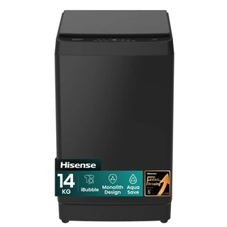 Hisense 14kg Black Top Loader Washing Machine - WT3K1423UB