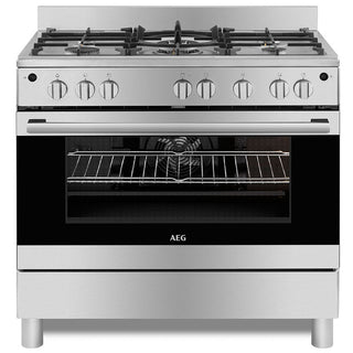 AEG Gas Hob/Electric Oven 90cm Freestanding Cooker- 10369MN-MN