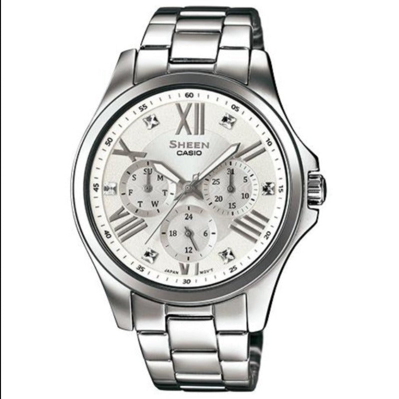 Casio Sheen Stainless Steel Watch  SHE3806D7AVDR