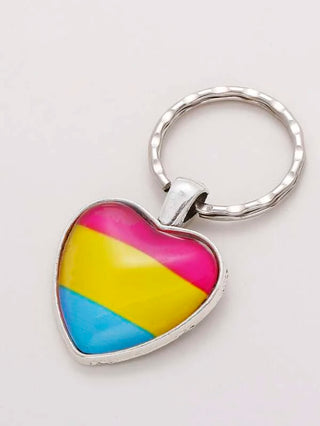 RRainbow PanHeart Keyring