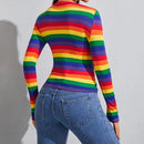 Rebel Rainbow Long Sleeve T shirt