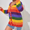 Rebel Rainbow Striped Cardigan