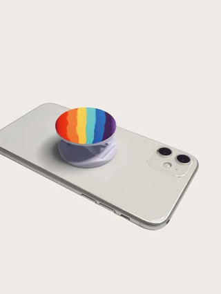 Rainbow Pop Socket Phone Grip