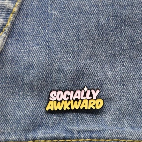 Socially Awkward Pin
