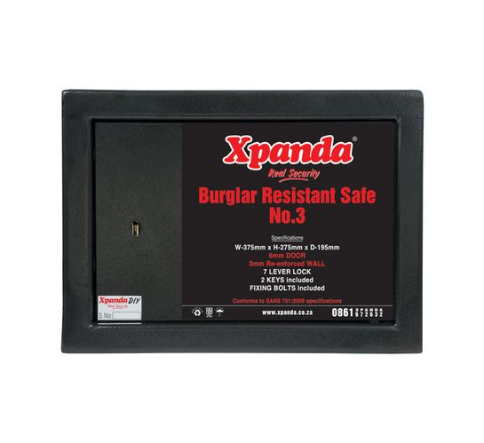 Xpanda Burglar-Resistant Safe No. 3