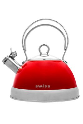 Swiss Gourmet Whistling Kettle (2.5L | Red)  KET2500R