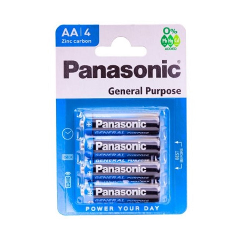 Panasonic AA 4 Pack Carbon Zinc Battery