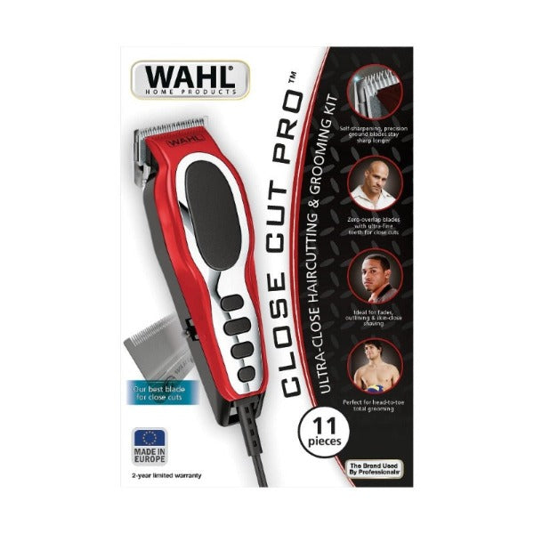 WC20105-0465 Wahl Close-Cut Pro 11 Piece Ultra Close Cutting Hair Clippers