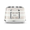 Delonghi Avvolta Class 4 Slice Toaster - Graceful White  CTAC 4003.W