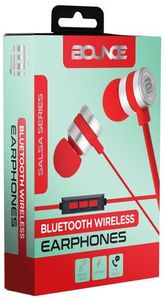 Bounce Salsa Series Bluetooth Aluminium Body Earphone BO-1008-RDBK