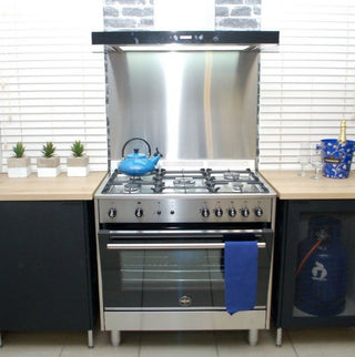 La Germania 90cm Rustica Gas Hob & Gas Oven / Gas Grill - Stainless Steel RUS95C81DX