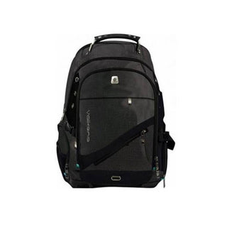 Volkano Bomber Laptop Backpack - Black/Grey VK-7049-BKGR