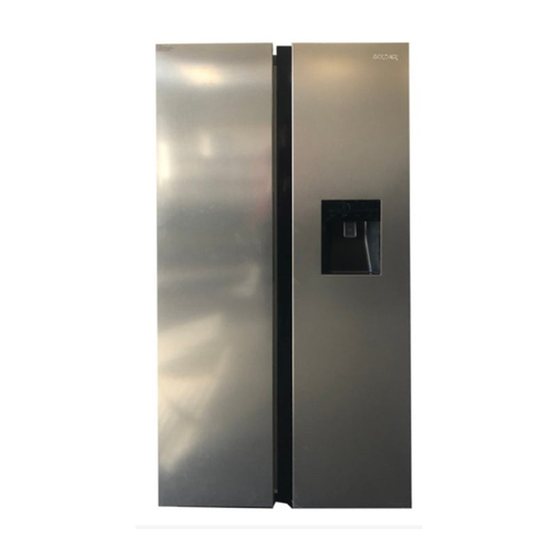 Goldair GUDFF-600FF Double Door Fridge Freezer - Silver (600L)