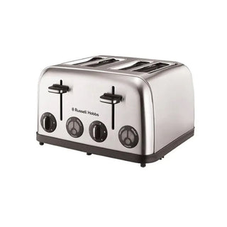 Russell Hobbs 4 Slice Toaster - Stainless Steel 13976 - 859697