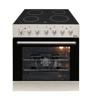 Univa Stainless Steel Multifunction oven with Ceran Hob U336CSF