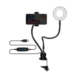 Volkano Insta series Ring light, phone holder, desk clamp VK-6501-BK