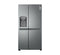 LG 610Lt Platinum Silver Side by Side refrigerator - GC-L257JLYL