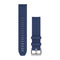 Garmin QuickFit 22mm Navy Blue Silicone Strap  010-12738-18