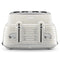 Delonghi Scultura Selections 4 Slice Toaster: Limestone White CTZS4003.W