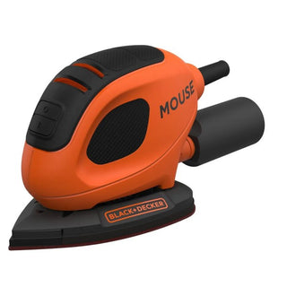 BLACK+DECKER 55W Mouse Sander + 6 Sanding Sheets