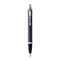Parker IM Fine Nib Rollerball Pen (Matte Blue with Chrome Trim)(Black Ink)