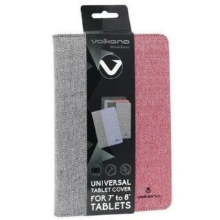 Volkano Tablet cover 7"-8" Shield Series Grey/Red VB-VR311/GRRD