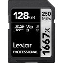 Lexar Professional 1128GB 250MB/s SD Pro 1667x MEMLXSD1667P128