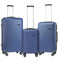 Travelwize Cyclone 3-Pc ABS Luggage Set - Navy