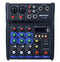Professional 4-Channel Mixing Console WVNGR F1-MB