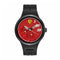 Ferrari Men Red Dial Black Rubber Strap 0830473