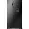 AEG 566Lt Matte Black Side by Side Refrigerator RXB57011NG