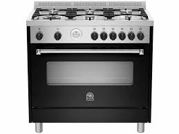 La Germania 90cm Gas Hob & Gas Oven / Gas Grill - Black AMS95C81BNE