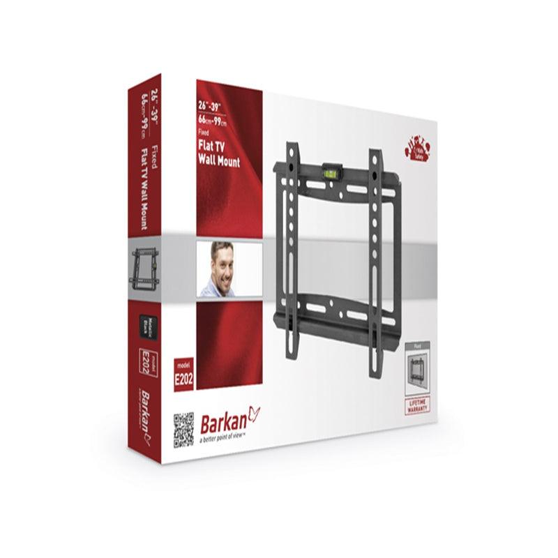 Barkan BRAE202 Fixed Wall Mount Screens up to 43 inches