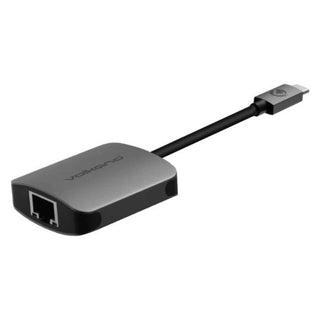 VolkanoX Core LAN series USB Type C to Gigabit LAN adaptor - Charcoal VK-20062-CH