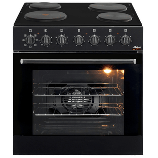 Univa 60mm Multifunction oven and hob set – Black U336BF