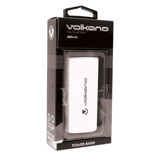 Volkano Maxi Erupt Series Power Bank 5000 VE804-WT/BK