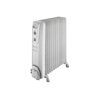 Delonghi Oil Heater, 12 Fins, 2500 Watt, White - KH771225