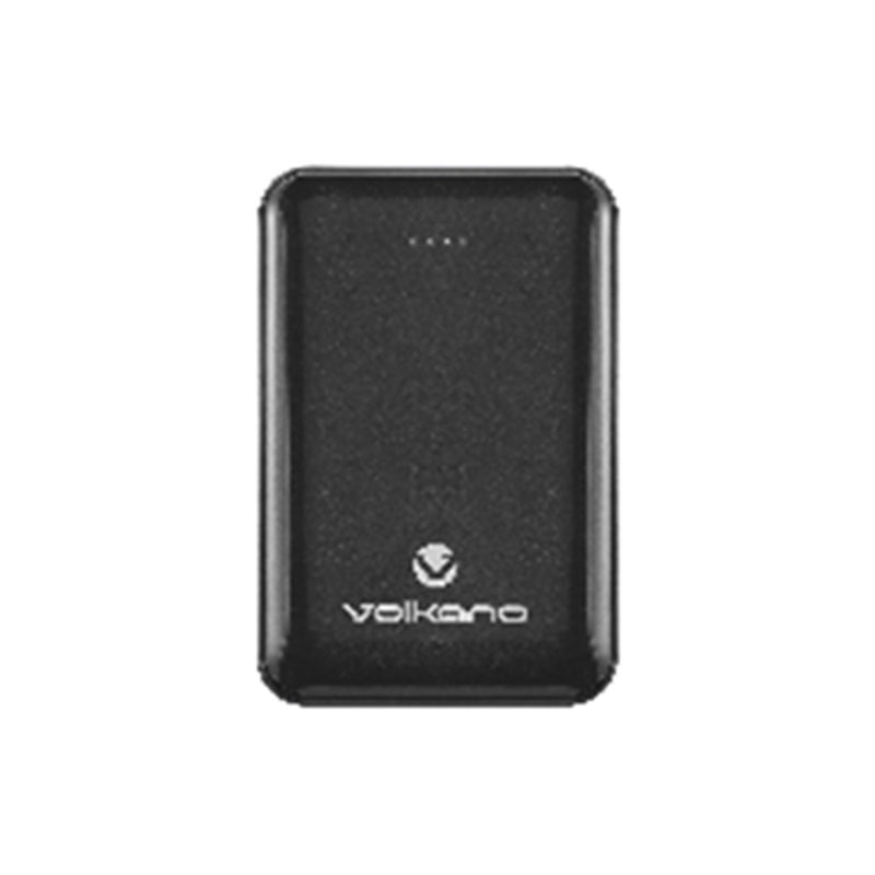 Volkano Ultra Slim 5000 MAH Powerbank with built in overcharge protection  VK-9000-Black