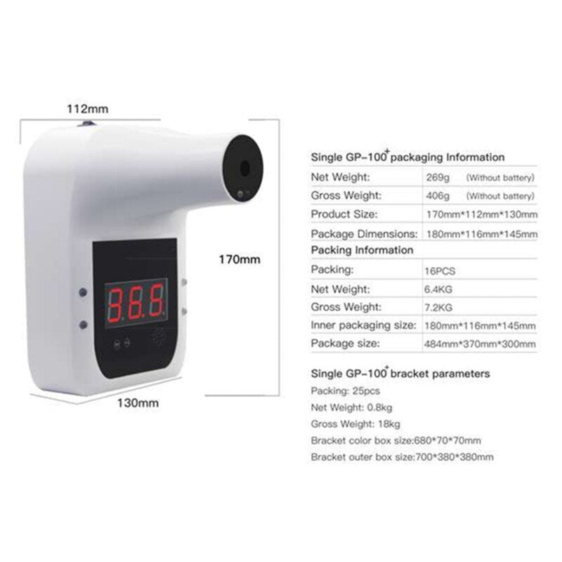 GP100 Voice Activated Infrared Thermometer
