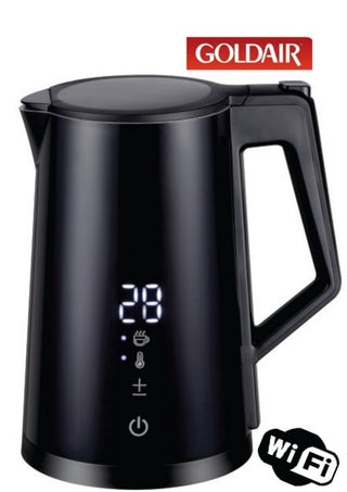 Goldair 1.5L 2000W Black WiFi Cordless Kettle (GGK-1000)